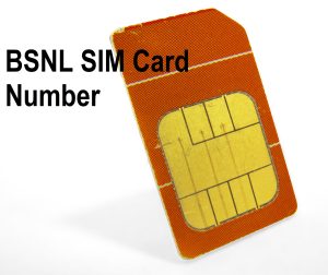BSNL SIM Card Number