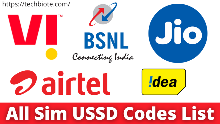 All SIM Number Check Codes List (Jio, Airtel, & BSNL) 2022
