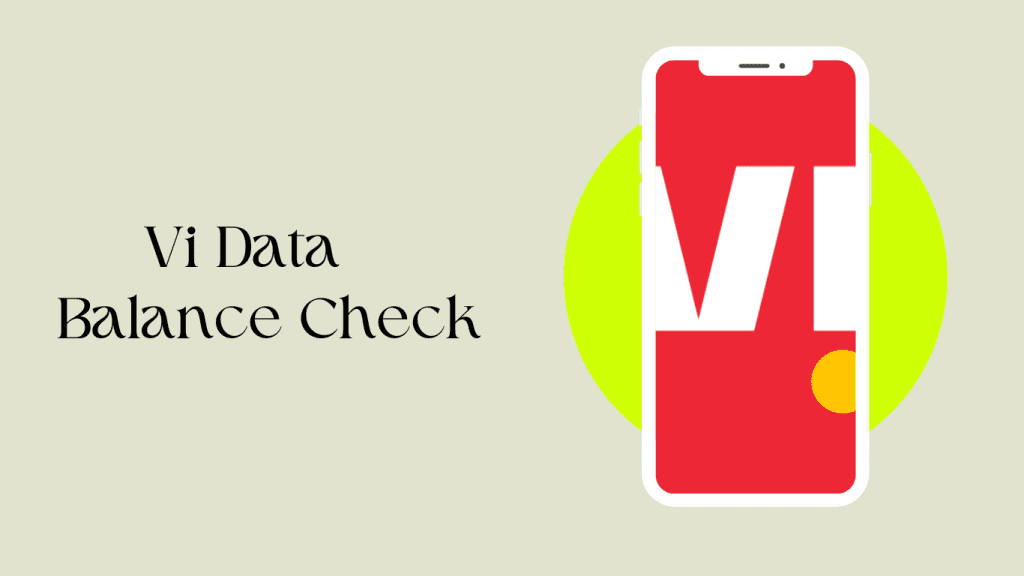 Vi Data Balance Check