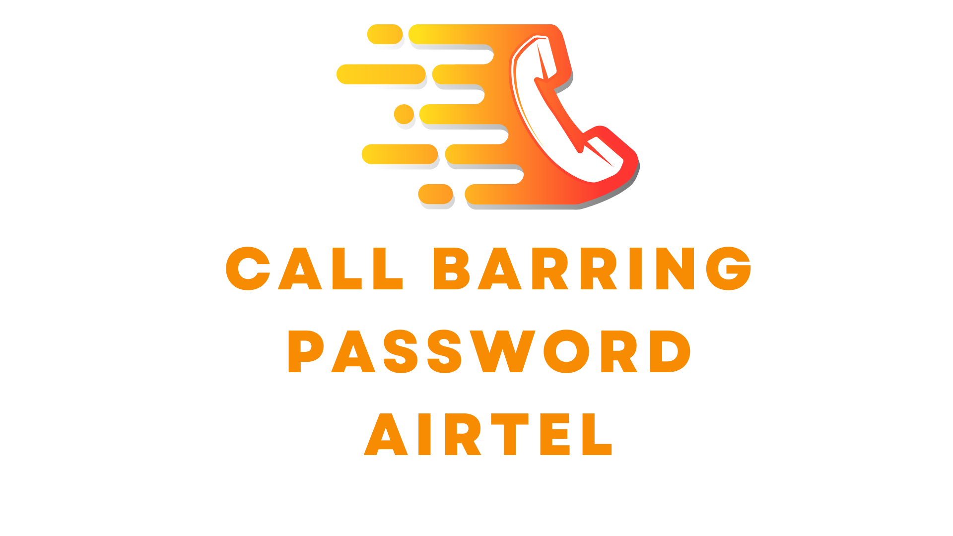 call barring password airtel