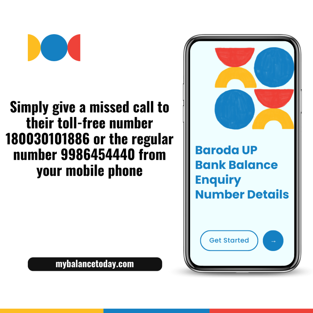 Baroda UP Bank Balance Enquiry Number