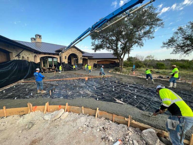 What does a concrete paving contractor do in Austin Texas