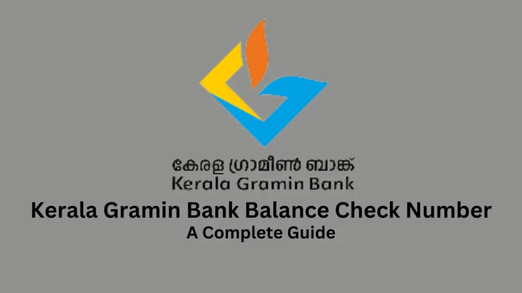 kerala gramin bank balance check number