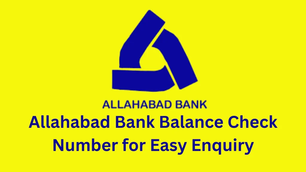 allahabad bank balance check number