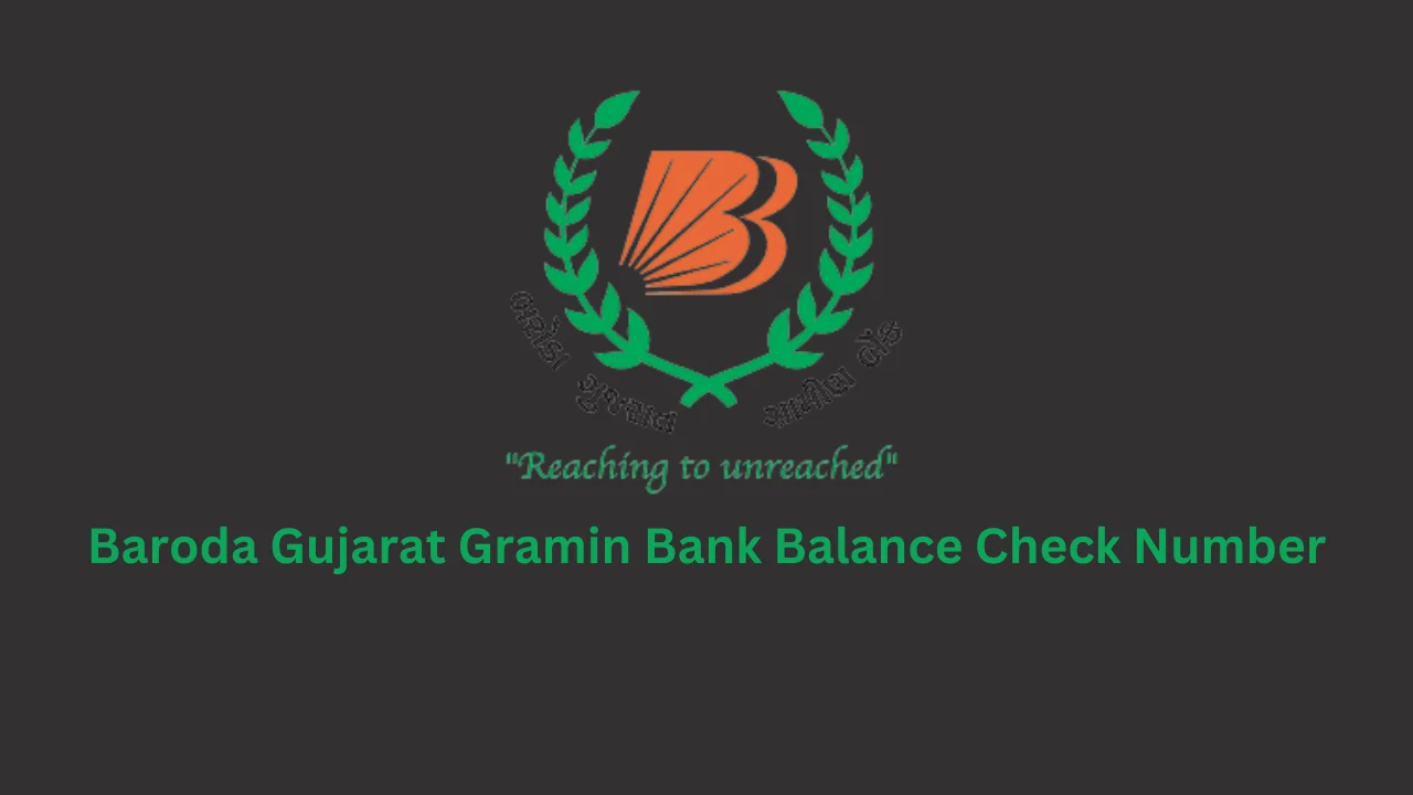 baroda gujarat gramin bank balance check number