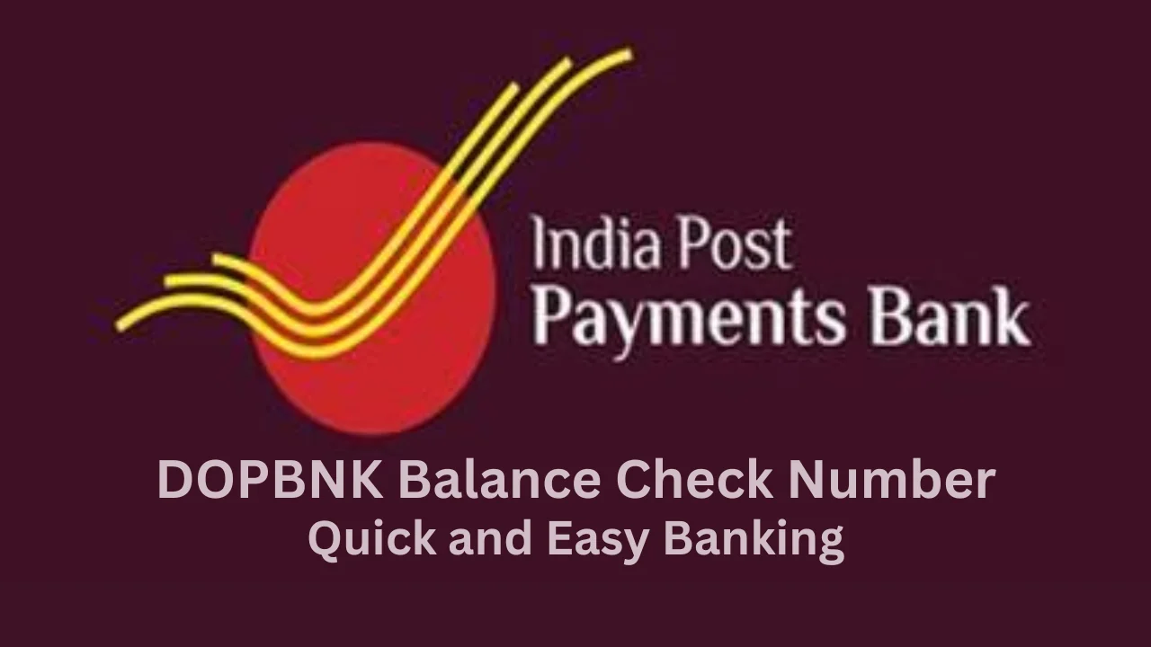 dopbnk balance check number