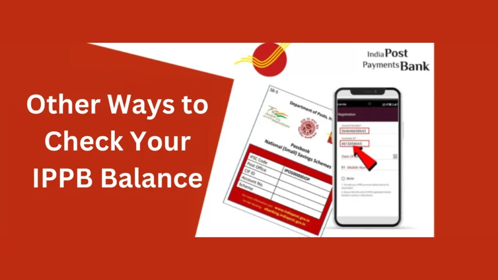 india post payment bank balance check number Other Ways to Check Your IPPB Balance