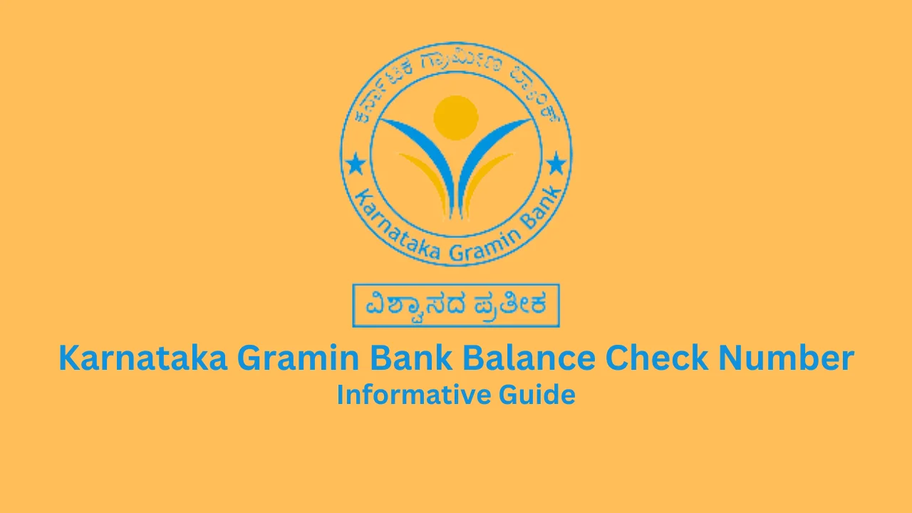 karnataka gramin bank balance check number