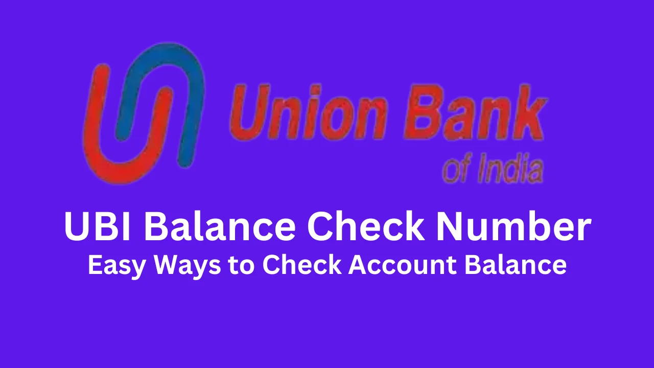 ubi balance check number