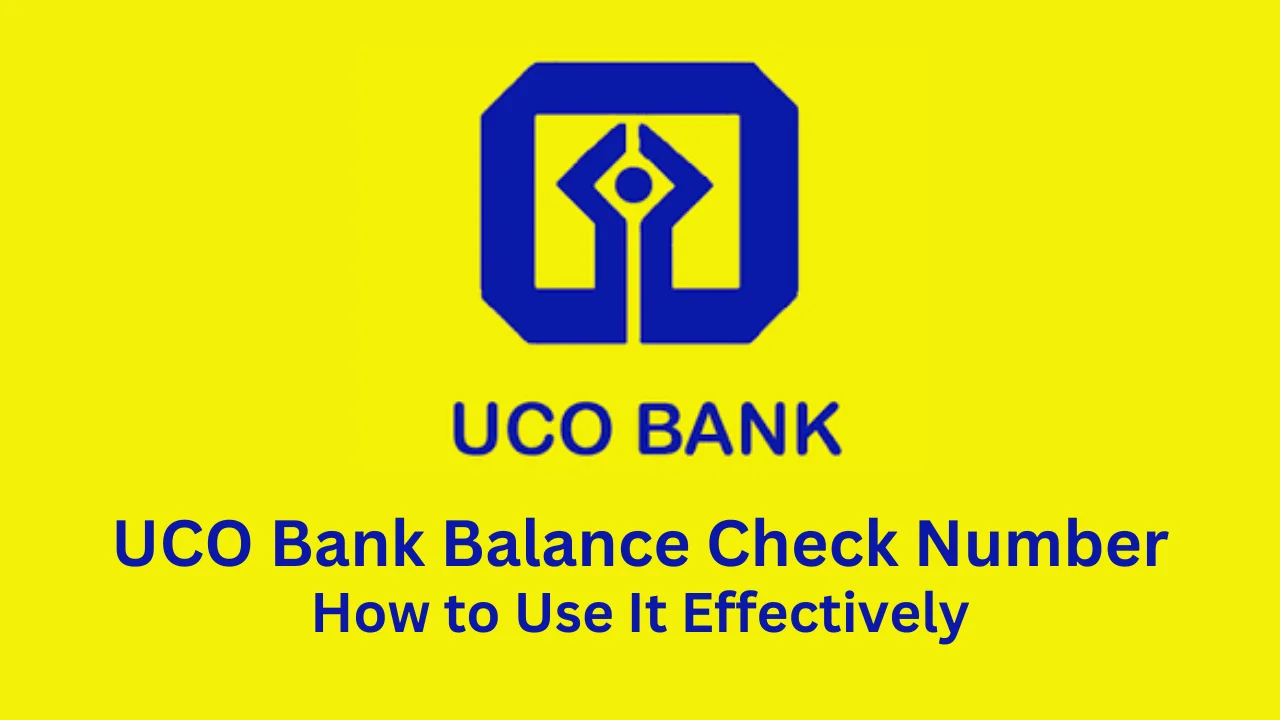 uco bank balance check number