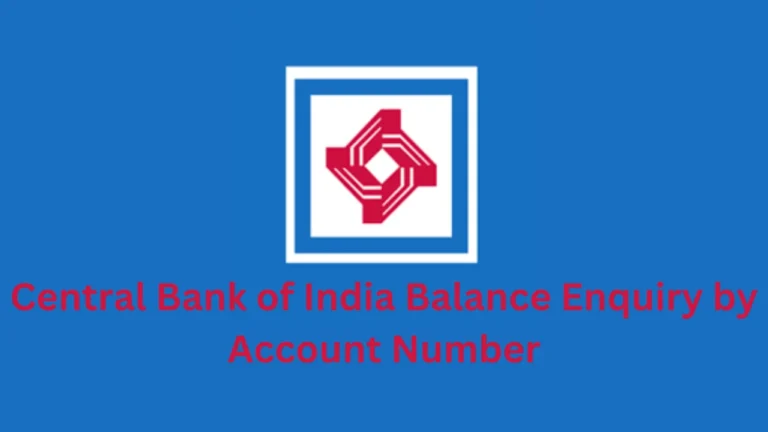 central bank of india balance enquiry by account number