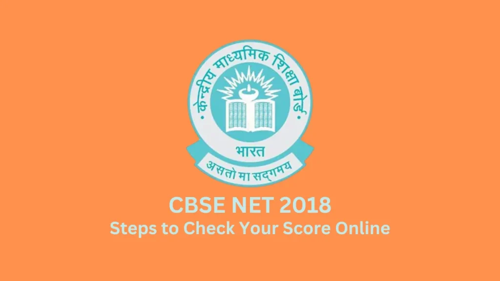 cbse net 2018