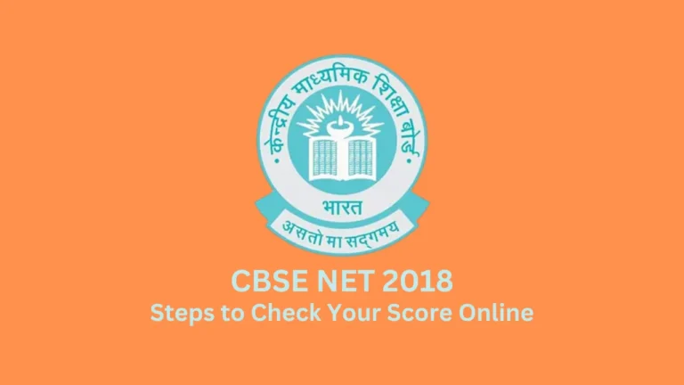 cbse net 2018